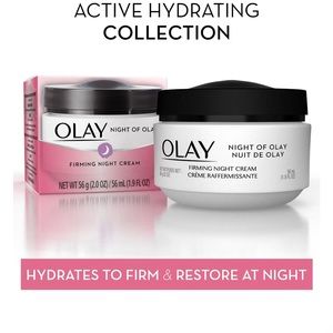Olay Night of Olay Firming Night Cream Face Moisturizer, Reduces Fine Lines